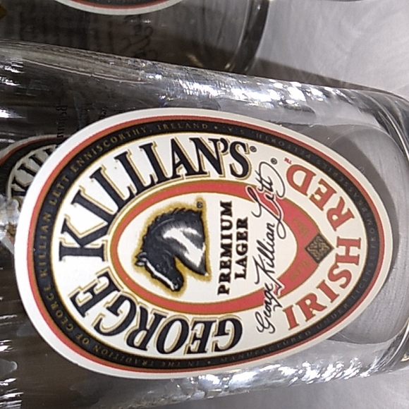 George Killian's Irish Red Premium Lager Glasses- Set of 4 - Picture 2 of 7